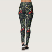 Wildblumen-Collage Leggings (Rückseite)