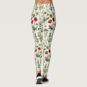 Wildblumen-Collage Leggings (Rückseite)