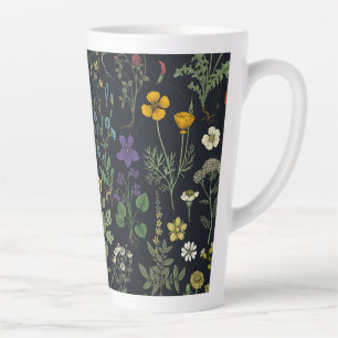 Wildblumen-Collage Milchtasse