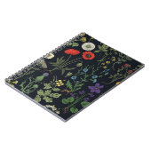 Wildblumen-Collage Notizblock (Linke Seite)