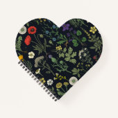 Wildblumen-Collage Notizblock (Vorderseite)