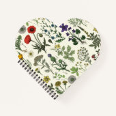 Wildblumen-Collage Notizblock (Vorderseite)