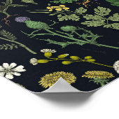 Wildblumen-Collage Poster (Ecke)