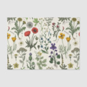 Wildblumen-Collage Seidenpapier (Vorderseite)