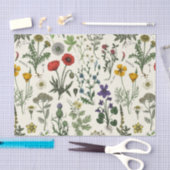 Wildblumen-Collage Seidenpapier (Handwerk)