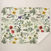 Wildblumen-Collage Sherpadecke (Vorderseite (Horizontal))