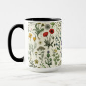 Wildblumen-Collage Tasse (Links)