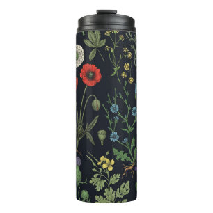 Wildblumen-Collage Thermosbecher