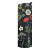 Wildblumen-Collage Thermosbecher (Nach links gedreht)