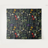 Wildblumen-Collage Wandteppich (Vorderseite (Horizontal))