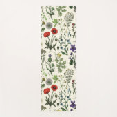 Wildblumen-Collage Yogamatte (Vorderseite)