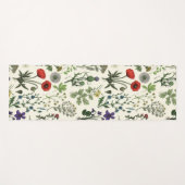 Wildblumen-Collage Yogamatte (Vorderseite (Horizontal))