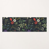 Wildblumen-Collage Yogamatte (Vorderseite (Horizontal))