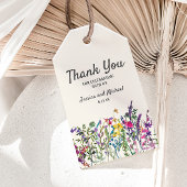 Wildblumen-Creme Geschenkanhänger