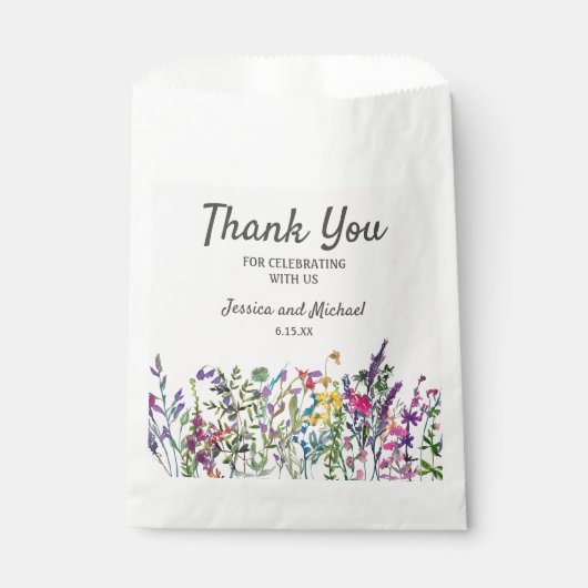 Wildblumen-Creme Geschenktütchen (Vorderseite)