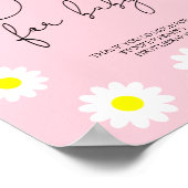 Wildblumen Daisies - Babybücher Poster (Ecke)