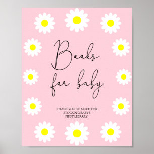 Wildblumen Daisies - Babybücher Poster