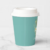 Wildblumen Daisies Floral Bouquet Individuelle Nam Pappbecher (Rechts)