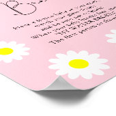 Wildblumen Daisies - Wasserpanne - Spielzeichen Poster (Ecke)