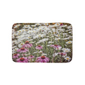 Wildblumen Daisy Blume Bathmat Rug Badematte (Vorderseite)