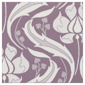 Wildblumen Damask Eggplant Stoff (Nahaufnahme)