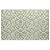 Wildblumen Damask Olive Green Stoff (Yard (91,4 cm))