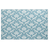 Wildblumen Damask Peacock Blue Stoff (Fat Quarter (45,7 x 55,9 cm))