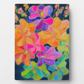 Wildblumen Dark Academia Tabletop Plaque Fotoplatte (Vorderseite)