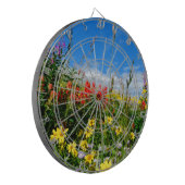 Wildblumen Dartscheibe (Vorderseite Links)