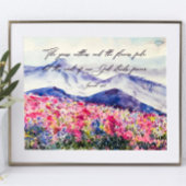 Wildblumen, das Wort Gottes steht