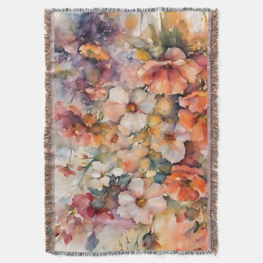 Wildblumen Decke (Vorderseite Vertikal)