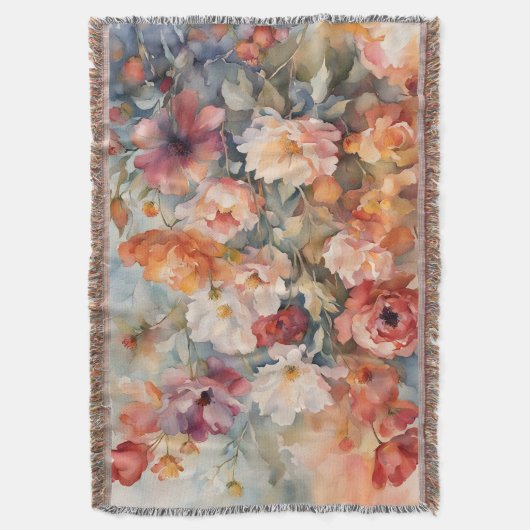 Wildblumen Decke (Vorderseite Vertikal)