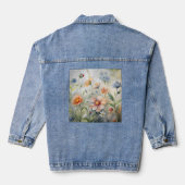 Wildblumen Denim Jacket Jeansjacke (Rückseite)