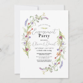 Wildblumen der Einsatzpartei Blumenditsy Einladung