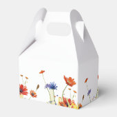 Wildblumen der Frühjahrswiese: Gable Box Geschenkschachtel (Rückseite)