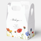 Wildblumen der Frühjahrswiese: Gable Box Geschenkschachtel (Geöffnet)