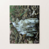 Wildblumen der indischen Pipe-Ghost-Blume Puzzle (Vertikal)