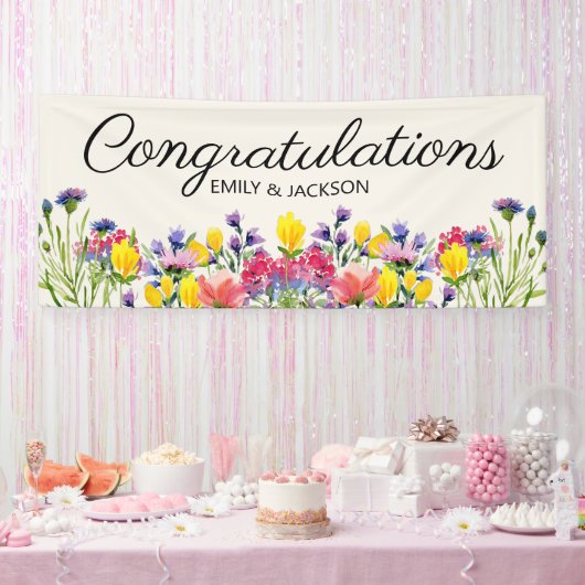 Wildblumen der Interessenten Banner (Party)