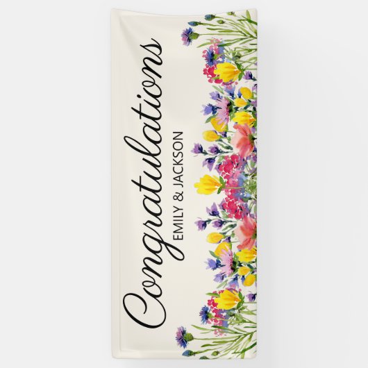 Wildblumen der Interessenten Banner (Vertikal)