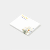 Wildblumen der Lehrer Post-it Klebezettel (angewinkelt)