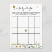 Wildblumen der Prärie, Bienen, Schmetterlinge, Bin Begleitkarte (Vorderseite)