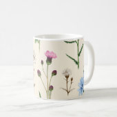 Wildblumen der Wasserfarbe. Kaffeetasse (VorderseiteRechts)