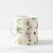 Wildblumen der Wasserfarbe. Kaffeetasse (Vorderseite Links)