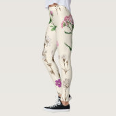 Wildblumen der Wasserfarbe. Leggings (Links)