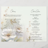 Wildblumen des BeerdigungsPROGRAMMS | FOTO (Rückseite)