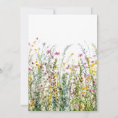Wildblumen des Buntgartens 40. Einladung (Rückseite)
