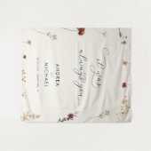 Wildblumen des Elfenbeinsturzes Es war immer dein Wandteppich (Vorderseite (Horizontal))