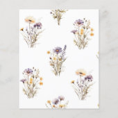 WILDBLUMEN des HAUSHALTSPLANS Erste Einladung zur (Rückseite)