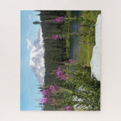 Wildblumen des Nationalparks Mount Rainier Foto Puzzle (Vertikal)