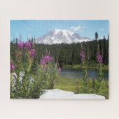 Wildblumen des Nationalparks Mount Rainier Foto Puzzle (Horizontal)